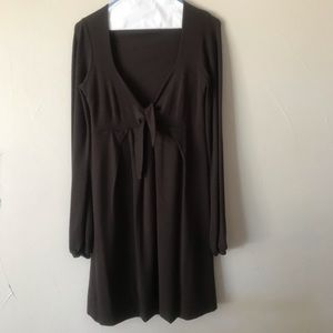 MADE IN ITALY F.FERRANTE Brown knot dress